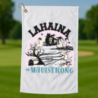 Lahaina Maui Strong Lahaina Banyan Tree Maui Hawaii Shoreline Golf Towel