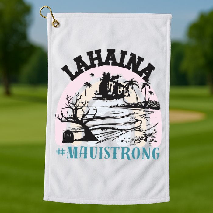 Lahaina Maui Strong Lahaina Banyan Tree Maui Hawaii Shoreline Golf Towel
