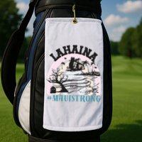 Lahaina Maui Strong Lahaina Banyan Tree Maui Hawaii Shoreline Golf Towel