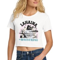 Lahaina Maui Strong Lahaina Banyan Tree Maui Hawaii Shoreline Crop Top