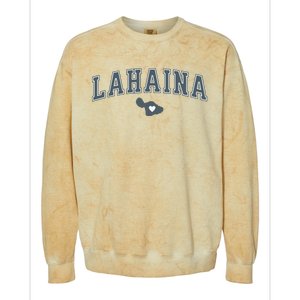 Lahaina Maui Strong Lahaina Banyan Tree Maui Hawaii Shoreline Colorblast Crewneck Sweatshirt