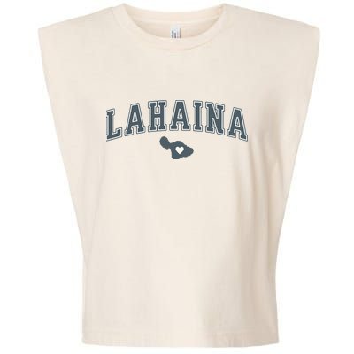 Lahaina Maui Strong Lahaina Banyan Tree Maui Hawaii Shoreline Garment-Dyed Women's Muscle Tee