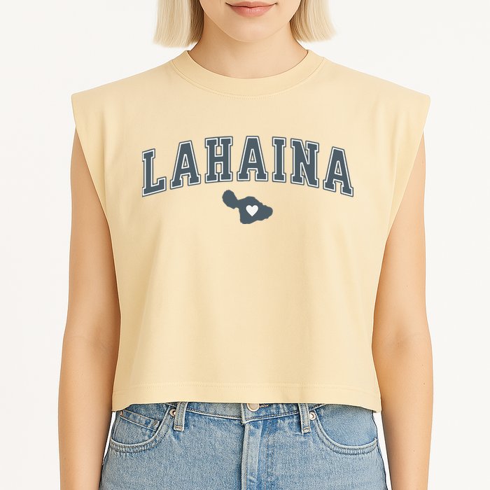 Lahaina Maui Strong Lahaina Banyan Tree Maui Hawaii Shoreline Garment-Dyed Women's Muscle Tee
