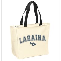 Lahaina Maui Strong Lahaina Banyan Tree Maui Hawaii Shoreline Zip Tote Bag