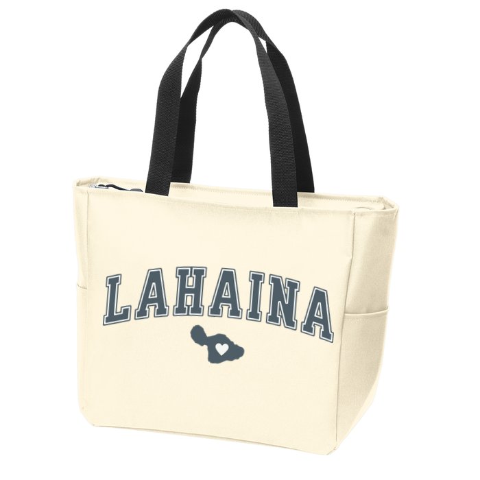 Lahaina Maui Strong Lahaina Banyan Tree Maui Hawaii Shoreline Zip Tote Bag