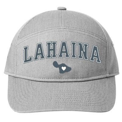 Lahaina Maui Strong Lahaina Banyan Tree Maui Hawaii Shoreline 7-Panel Snapback Hat