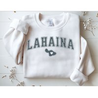 Lahaina Maui Strong Lahaina Banyan Tree Maui Hawaii Shoreline Sweatshirt