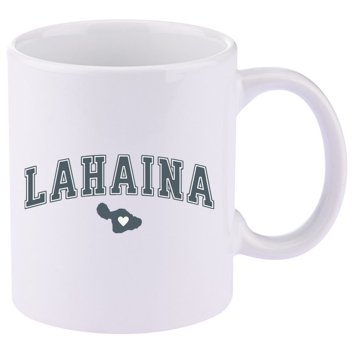 Lahaina Maui Strong Lahaina Banyan Tree Maui Hawaii Shoreline 11oz C Handle Ceramic Mug