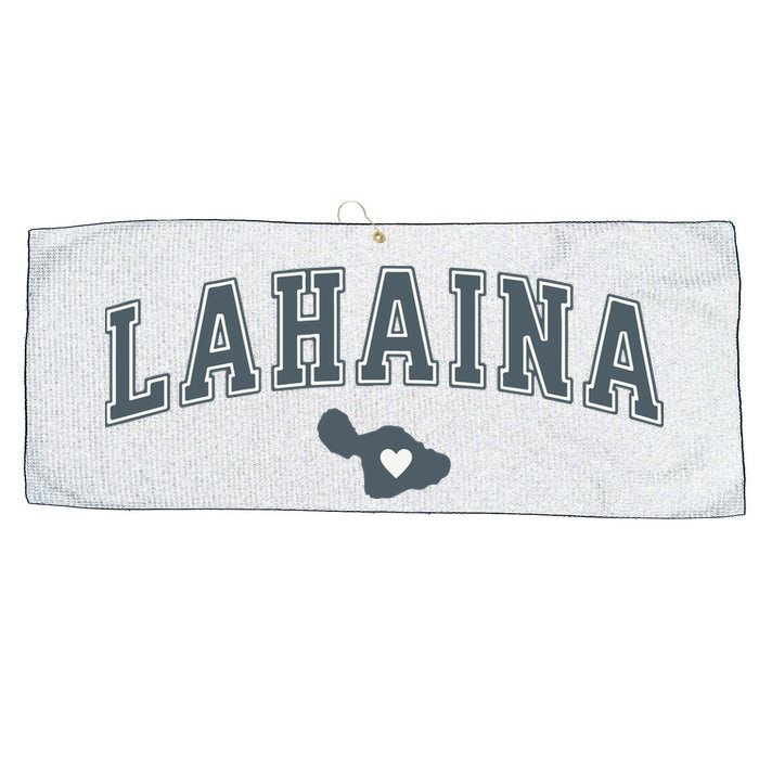 Lahaina Maui Strong Lahaina Banyan Tree Maui Hawaii Shoreline Large Microfiber Waffle Golf Towel