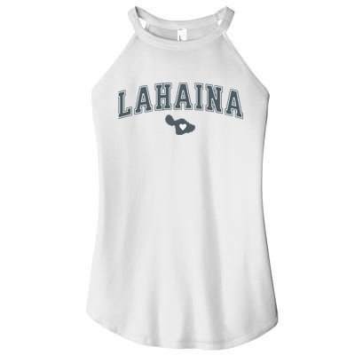 Lahaina Maui Strong Lahaina Banyan Tree Maui Hawaii Shoreline Women's Perfect Tri Rocker Tank