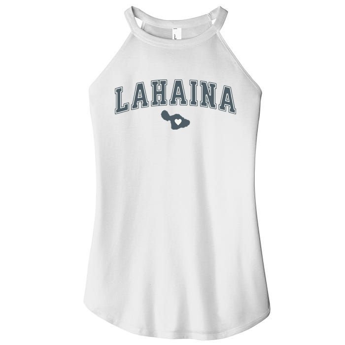Lahaina Maui Strong Lahaina Banyan Tree Maui Hawaii Shoreline Women's Perfect Tri Rocker Tank