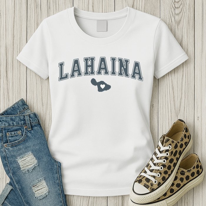 Lahaina Maui Strong Lahaina Banyan Tree Maui Hawaii Shoreline Womens T-Shirt