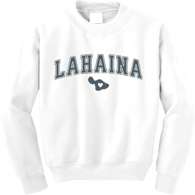 Lahaina Maui Strong Lahaina Banyan Tree Maui Hawaii Shoreline Kids Sweatshirt