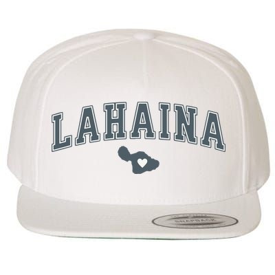 Lahaina Maui Strong Lahaina Banyan Tree Maui Hawaii Shoreline Wool Snapback Cap