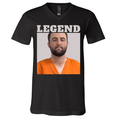 Legend Mugshot Scottie Golf V-Neck T-Shirt