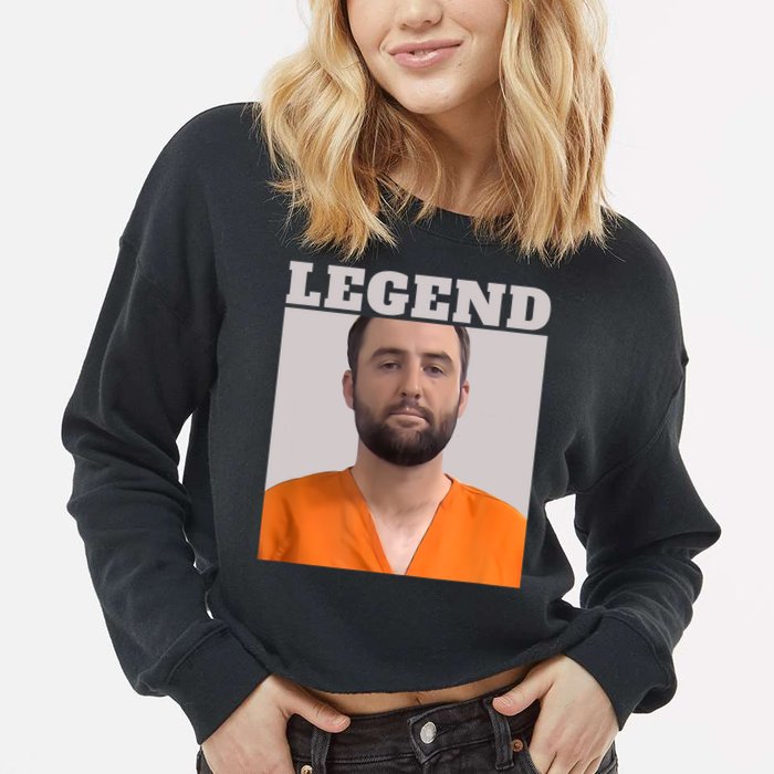 Legend Mugshot Scottie Golf Cropped Pullover Crew