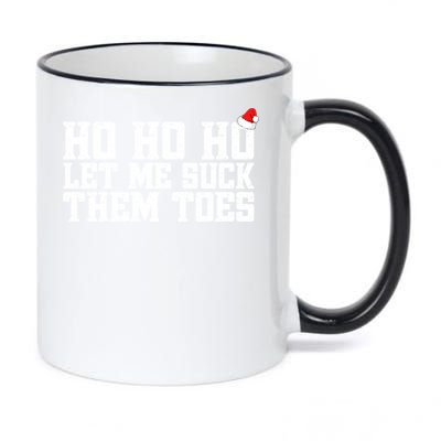 Let Me Suck Them Toes Feet Lover Joke Embarrassing Christmas Gift 11oz Black Color Changing Mug