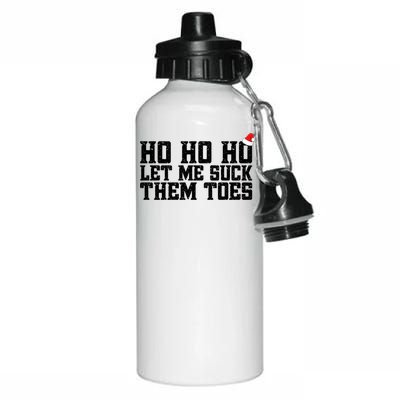 Let Me Suck Them Toes Feet Lover Joke Embarrassing Christmas Gift Aluminum Water Bottle 