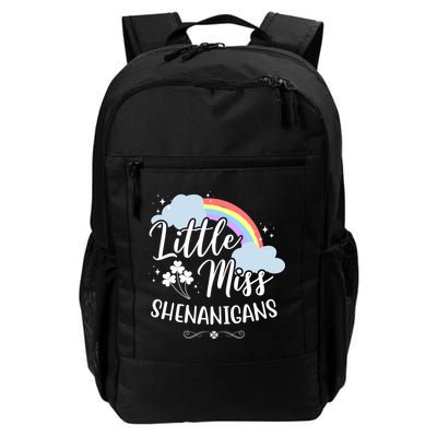 Little Miss Shenanigans St Patrick's Day Rainbow Backpack