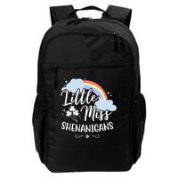 Little Miss Shenanigans St Patrick's Day Rainbow Backpack