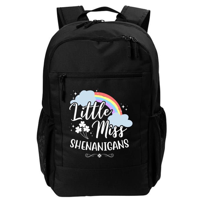Little Miss Shenanigans St Patrick's Day Rainbow Backpack