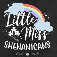 Little Miss Shenanigans St Patrick's Day Rainbow Adult Drive Performance Visor