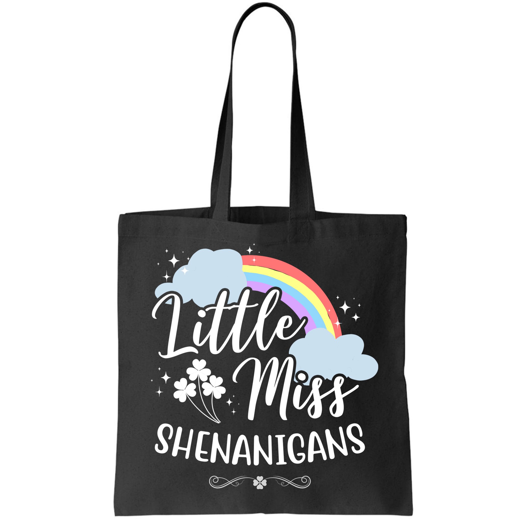 Little Miss Shenanigans St Patrick's Day Rainbow Bag