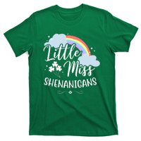 Little Miss Shenanigans St Patrick's Day Rainbow T-Shirt