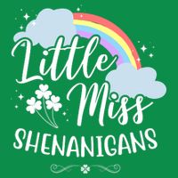 Little Miss Shenanigans St Patrick's Day Rainbow Toddler Hoodie