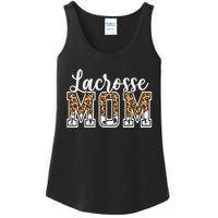 Lacrosse Mom Sport Lover Leopard Game Day Mothers Day Ladies Essential Tank