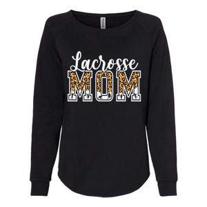 Lacrosse Mom Sport Lover Leopard Game Day Mothers Day Womens California Wash Sweatshirt