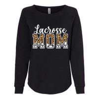 Lacrosse Mom Sport Lover Leopard Game Day Mothers Day Womens California Wash Sweatshirt