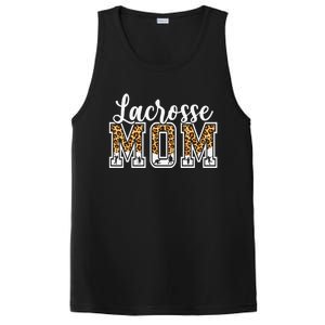 Lacrosse Mom Sport Lover Leopard Game Day Mothers Day PosiCharge Competitor Tank