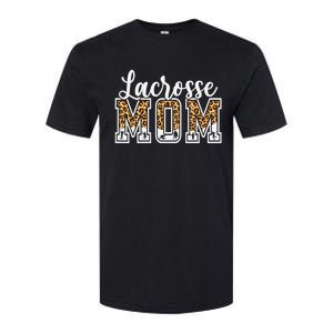 Lacrosse Mom Sport Lover Leopard Game Day Mothers Day Softstyle CVC T-Shirt