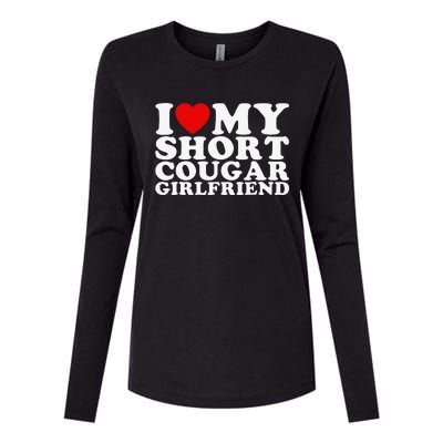 Love My Short Cougar Girlfriend I Heart My Cougar Gf Womens Cotton Relaxed Long Sleeve T-Shirt