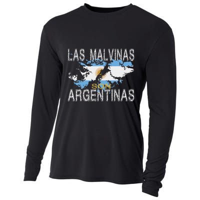 Las Malvinas Son Argentinas For Argentinian Islas Malvinas Cooling Performance Long Sleeve Crew