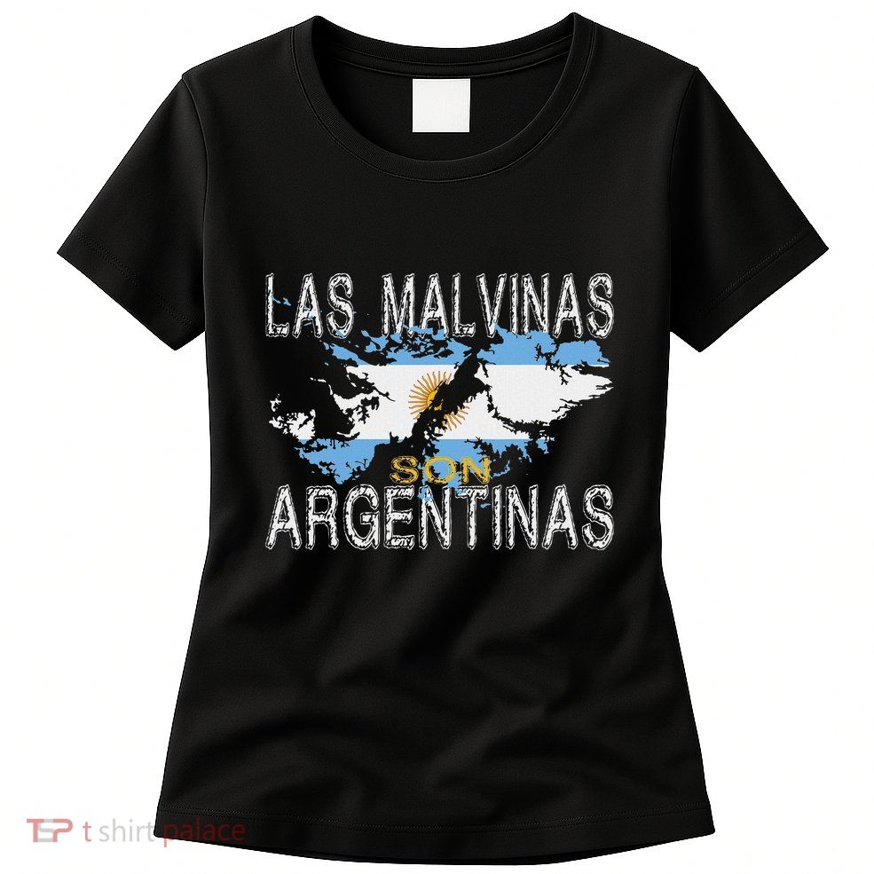 Las Malvinas Son Argentinas For Argentinian Islas Malvinas Womens T-Shirt