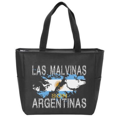 Las Malvinas Son Argentinas For Argentinian Islas Malvinas Zip Tote Bag