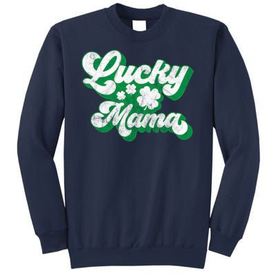 Lucky Mama St Patricks Day Gift Vintage Sweatshirt