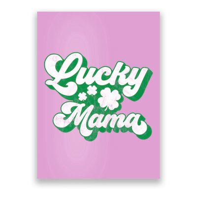 Lucky Mama St Patricks Day Gift Vintage Poster
