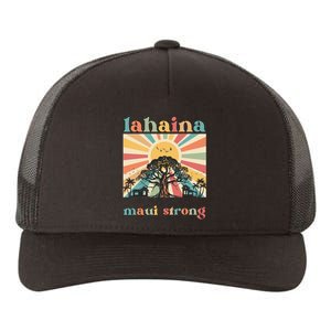 Lahaina Maui Strong Fundraiser Maui Fire Yupoong Adult 5-Panel Trucker Hat