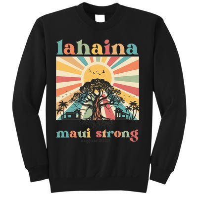 Lahaina Maui Strong Fundraiser Maui Fire Sweatshirt