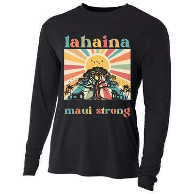 Lahaina Maui Strong Fundraiser Maui Fire Cooling Performance Long Sleeve Crew