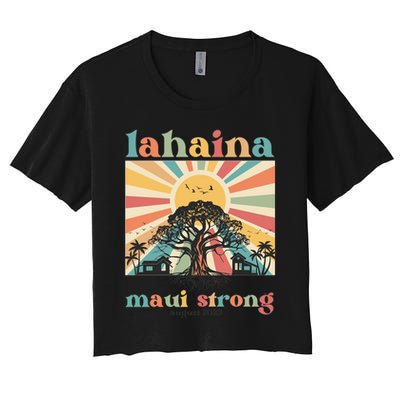 Lahaina Maui Strong Fundraiser Maui Fire Crop Top