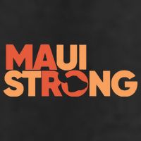 Lahaina Maui Strong Fundraiser Maui Fire 7 Panel Mesh Trucker Snapback Hat