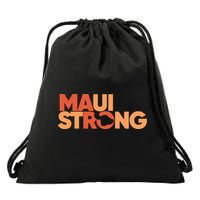 Lahaina Maui Strong Fundraiser Maui Fire Drawstring Bag
