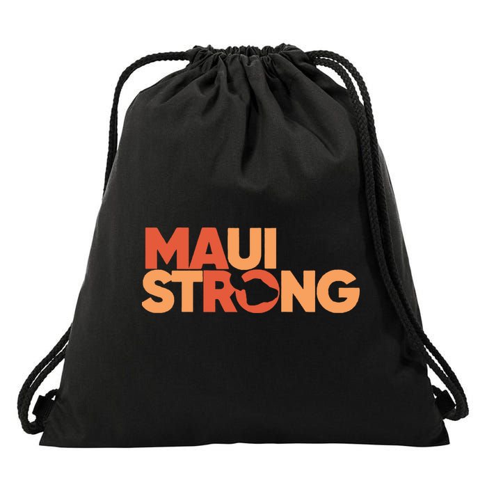 Lahaina Maui Strong Fundraiser Maui Fire Drawstring Bag