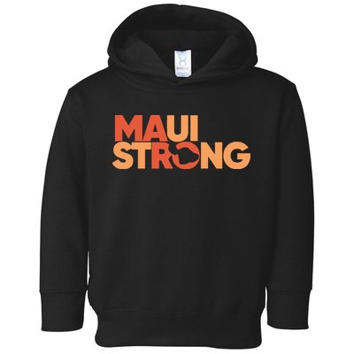 Lahaina Maui Strong Fundraiser Maui Fire Toddler Hoodie