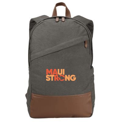 Lahaina Maui Strong Fundraiser Maui Fire Cotton Canvas Backpack