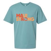 Lahaina Maui Strong Fundraiser Maui Fire Sueded Cloud Jersey T-Shirt